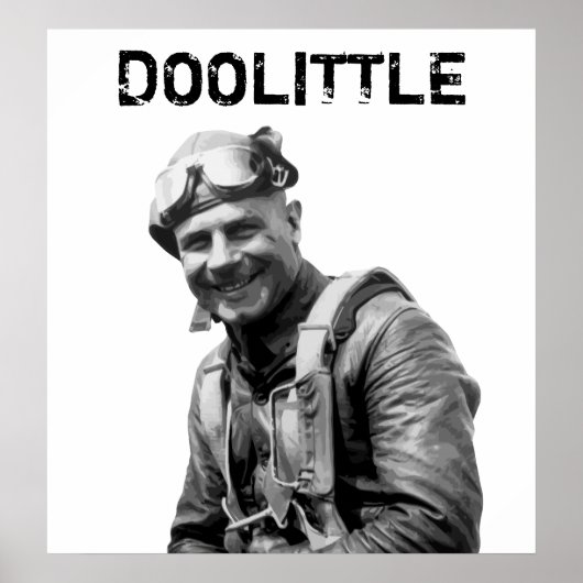General Jimmy Doolittle - WW2 Hero Poster (Voorkant)