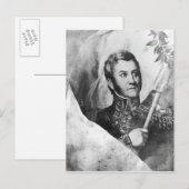 General Jose de San Martin Briefkaart (Voorkant / Achterkant)