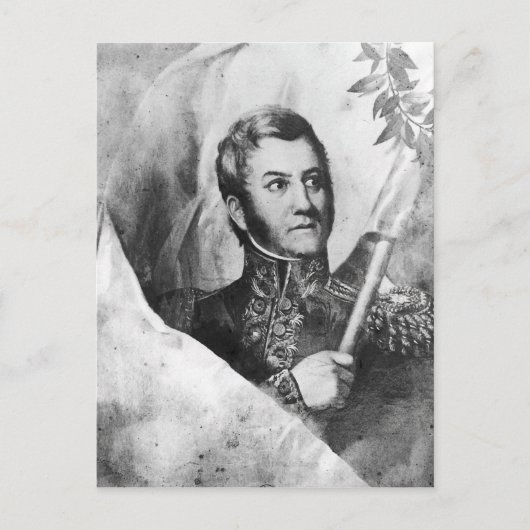 General Jose de San Martin Briefkaart (Voorkant)