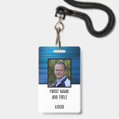 General Kantoor Badge (Voorzijde met lanyard)