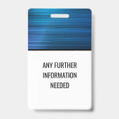 General Kantoor Badge (Achterkant)