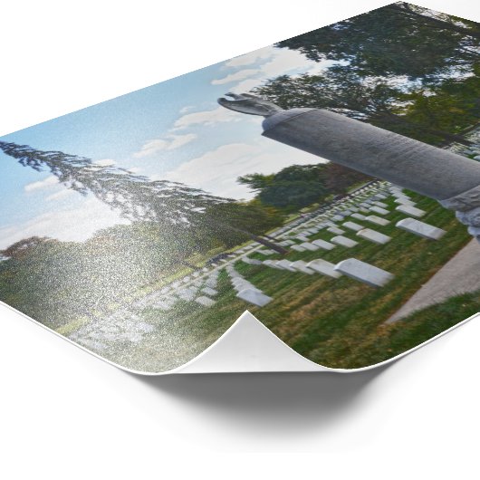 General Leavenworth Monument Foto Afdruk (Hoek)