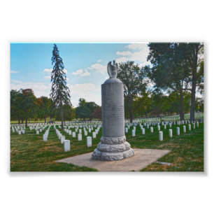 General Leavenworth Monument Foto Afdruk