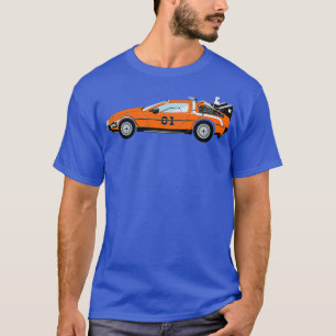 General Lee BTTF Delorean T-shirt