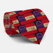 General Lee Headquarters vlag met handtekening Stropdas (Opgerold)