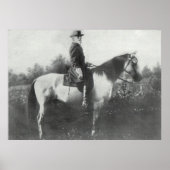 General Lee riding Traveler Poster (Voorkant)