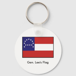General Lee's Headquarters Flag Sleutelhanger