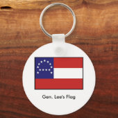 General Lee's Headquarters Flag Sleutelhanger (Voorkant)