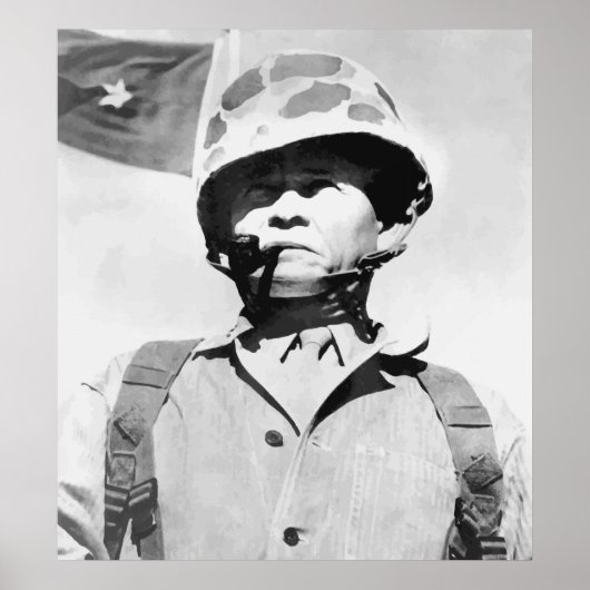 General Lewis "Chesty" Puller Poster (Voorkant)