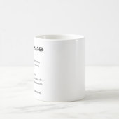 General Manager Business-werkdefinitie Koffiemok (Center)