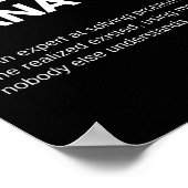 General Manager Grappige definitie Poster (Hoek)