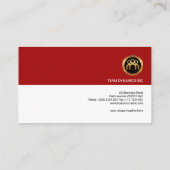 General Manager Modern Stijlvolle, onberispelijke Visitekaartje (Achterkant)