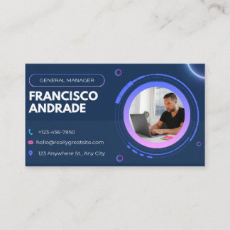 General manager | Professional Business Card Visitekaartje