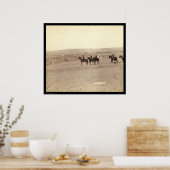 General Miles Overzien Tipi Camp SD 1891 Poster (Keuken)