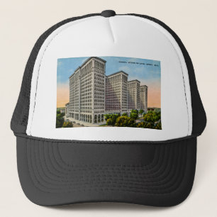 General Motors Building, Detroit, Michigan Trucker Pet