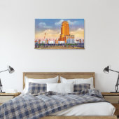 General Motors Exhibit, 1934 World's Fair Canvas Afdruk (Insitu (Slaapkamer))