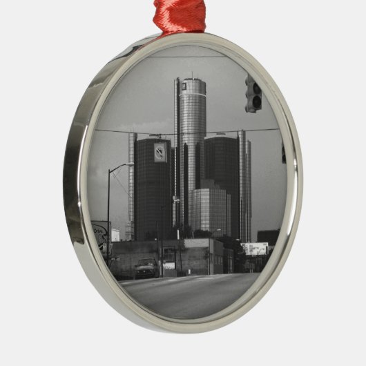 General Motors Headquarters Metalen Ornament (Rechts)