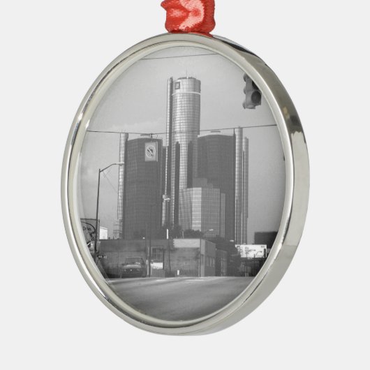 General Motors Headquarters Metalen Ornament (Links)