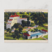 General Oglethorpe Hotel Golf Club Wilmington Isl Briefkaart (Voorkant)