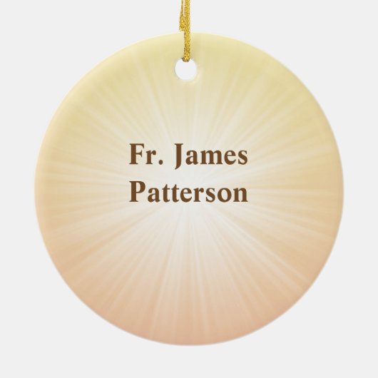 General Ordination Gefeliciteerd, Metal Design C Keramisch Ornament (Achterkant)