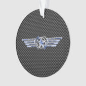 General Private Air Pilot Chrome, zoals Star Wings Ornament (voorkant)