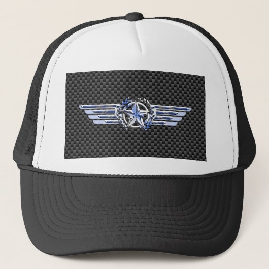 General Private Air Pilot Chrome, zoals Star Wings Trucker Pet (Voorkant)