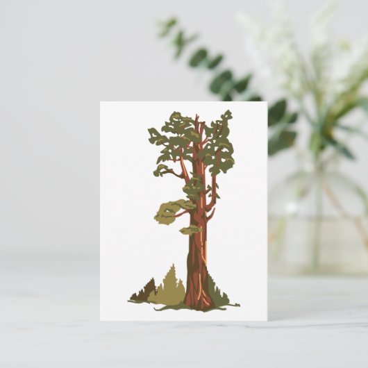 General Sherman Tree Briefkaart (Staand voorkant)