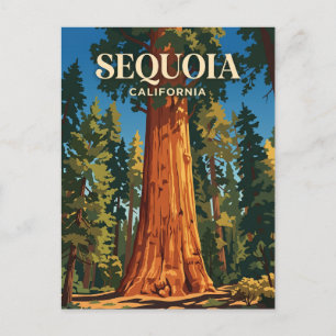 General Sherman Tree, Sequoia National Park VS Briefkaart