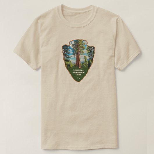 General Sherman Tree Sequoia NP Arrowhead T-shirt (Design voorkant)
