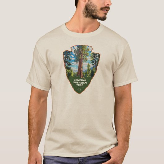 General Sherman Tree Sequoia NP Arrowhead T-shirt (Voorkant)