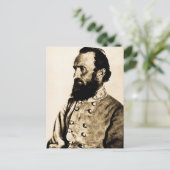 General Stonewall Jackson Briefkaart (Staand voorkant)