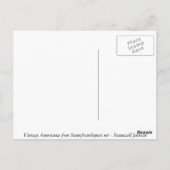 General Stonewall Jackson Briefkaart (Achterkant)