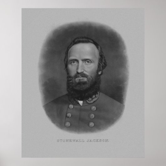 General Stonewall Jackson Poster (Voorkant)