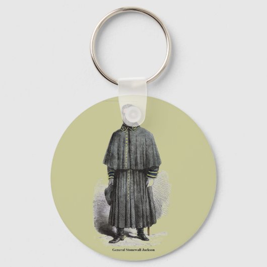 General Stonewall Jackson Sleutelhanger (Voorkant)
