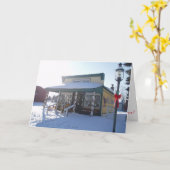 "General Store" kerstkaart Kaart (Gele Bloem)