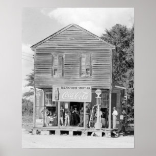 General Store & Post Kantoor, 1935. foto Poster