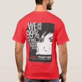 General Strike Occupy Oakland nov. 2nd T-shirt (Achterkant)