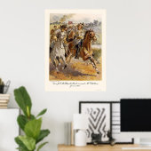 General Stuart's Raid van Henry Alexander Ogden Poster (Thuiskantoor)