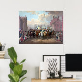 General Washington Enters New York Poster (Thuiskantoor)