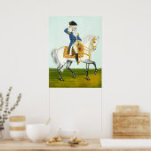 General Washington on a Charger - Fine Art Poster (Keuken)