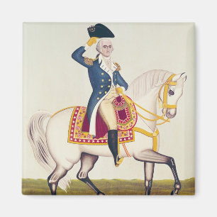 General Washington on a White Charger, c.1835 Magneet