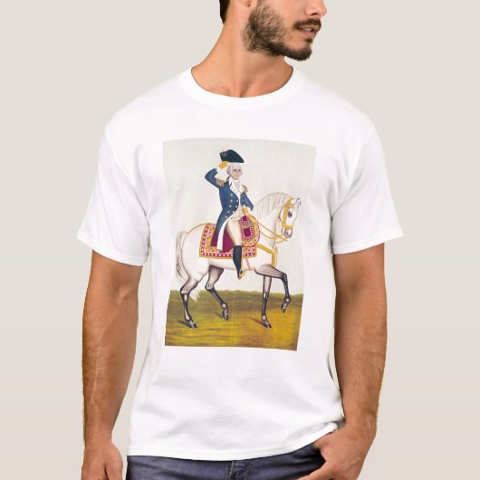 General Washington on a White Charger, c.1835 T-shirt (Voorkant)
