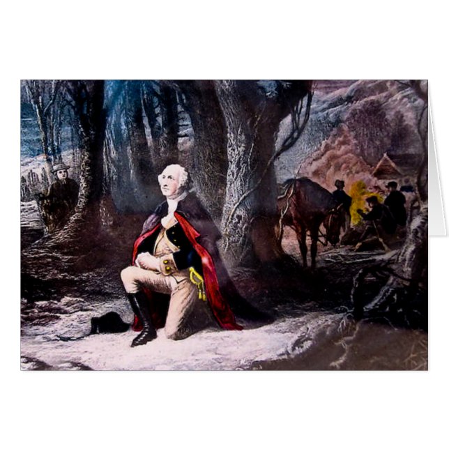 General Washington Praying at Valley Forge, PA (Voorkant Horizontaal)