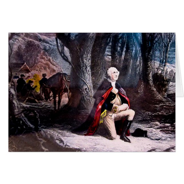 General Washington Praying at Valley Forge, PA (Voorkant Horizontaal)