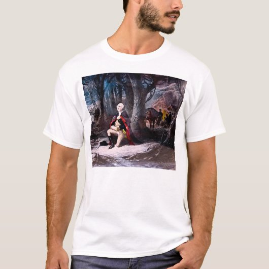 General Washington Praying at Valley Forge, PA T-shirt (Voorkant)