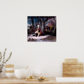 General Washington Prays in Valley Forge, PA Poster (Keuken)