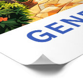 Generalife Spanje Reisprint Poster (Hoek)