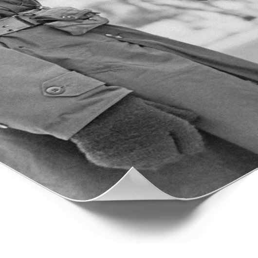 Generals Ridgway en Gavin - Battle of the Bulge Poster (Hoek)