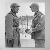Generals Ridgway en Gavin - Battle of the Bulge Poster (Voorkant)