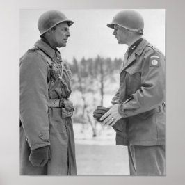 Generals Ridgway en Gavin - Battle of the Bulge Poster